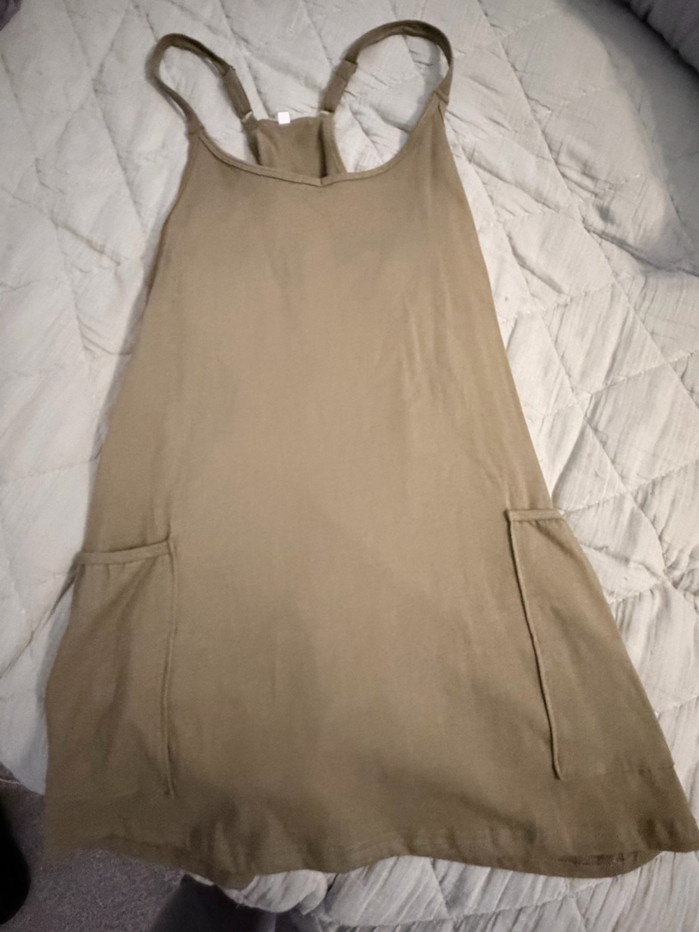 Green dress romper